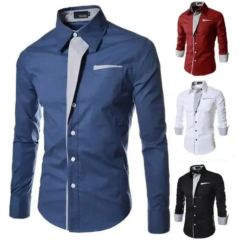 Men Fashion Shirts Long Sleeve - Image #4