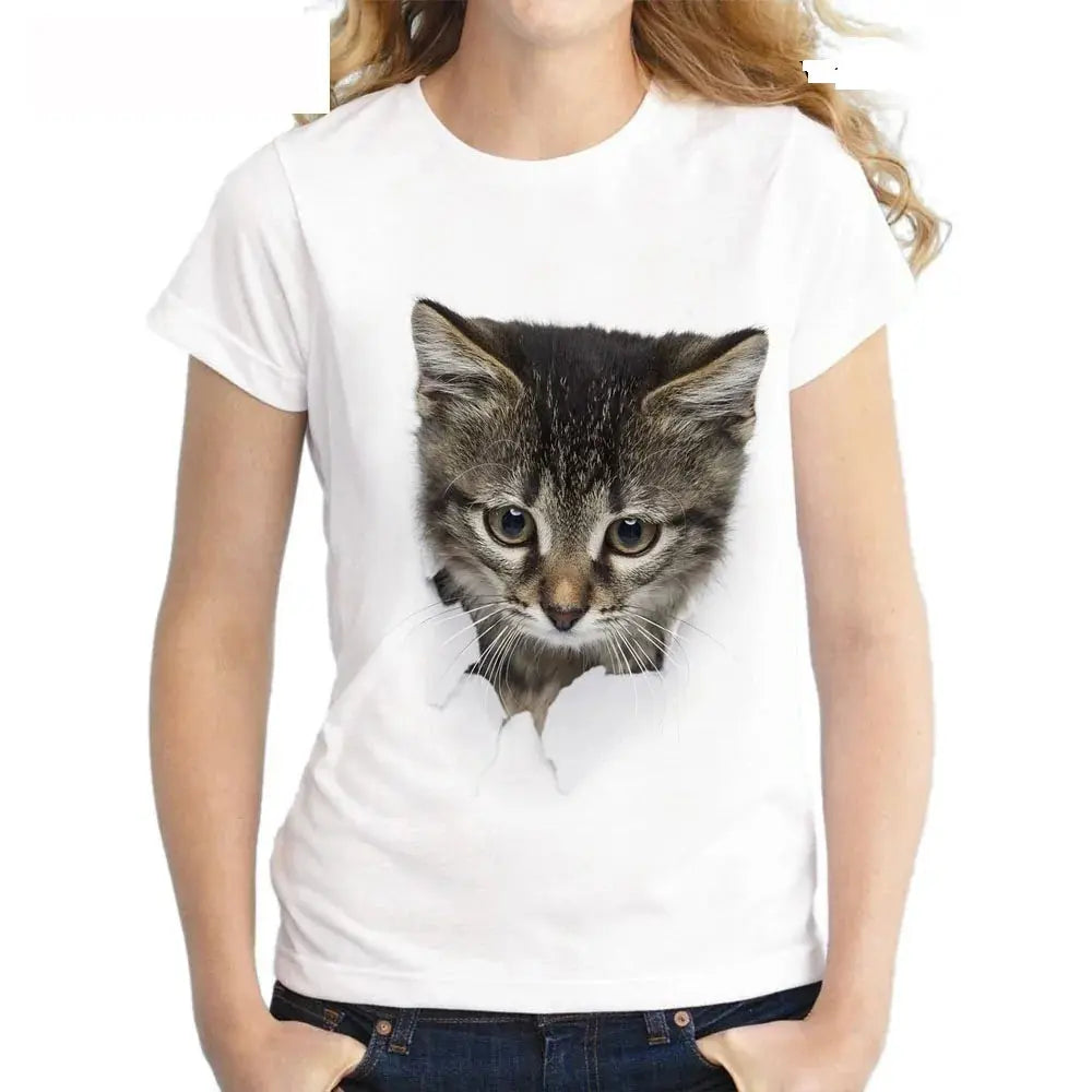 The Cat Lady  3D T-shirt - Image #4