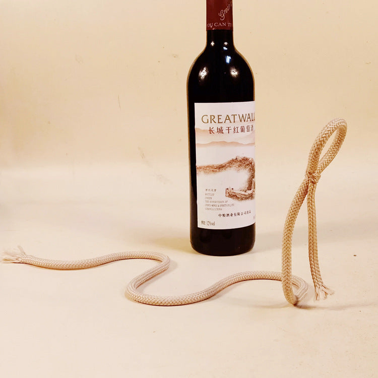 Suspended Rope Wine Bottle - PricesRgreat