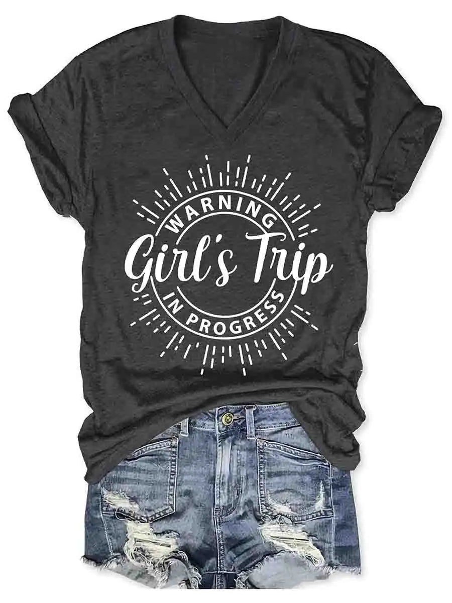 Women's Trip V-Neck Tee - PricesRgreat