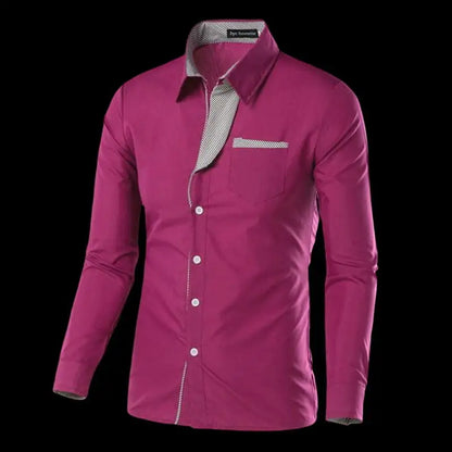 Men Fashion Shirts Long Sleeve