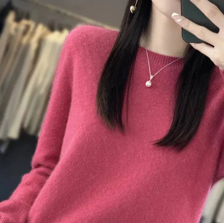 Luxe knit cashmere sweater