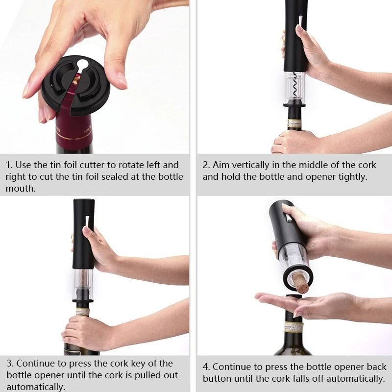 Automatic Wine Bottle Opener - PricesRgreat