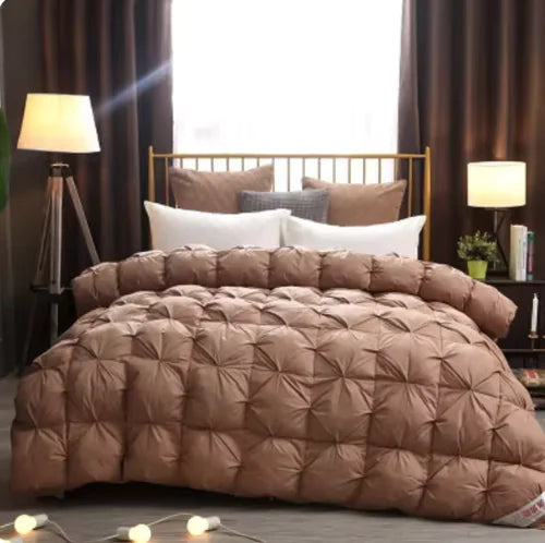 Goose Down quilted cotton comforter