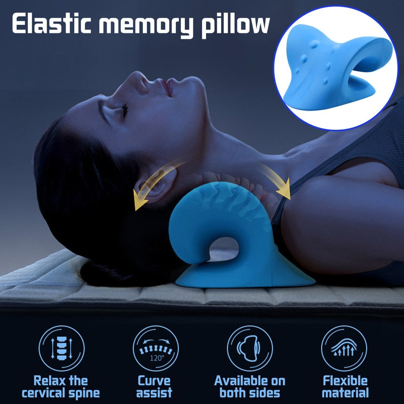 Neck Shoulder Stretcher Pillow - PricesRgreat