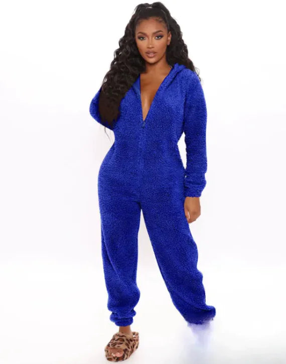 Cozy plush One-Piece Pajamas - PricesRgreat