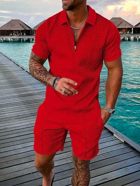 Men's Two-Piece Casual Sportswear Set