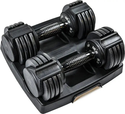 Dumbbell with Rotating Handle for Weight Lifting and Fitness - Image #1