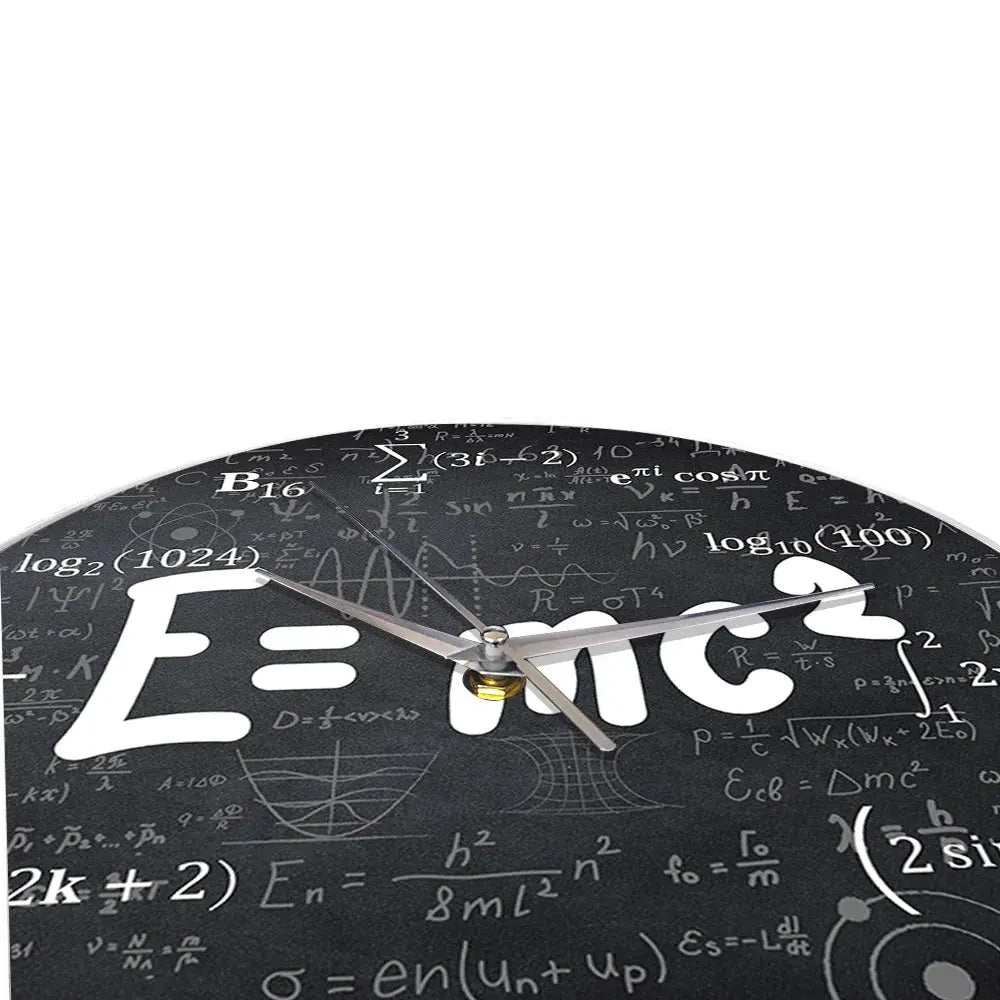 E=mc2 Math Formula Geek Wall Clock - PricesRgreat