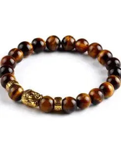 Tiger Eye Buddha Bracelet - PricesRgreat