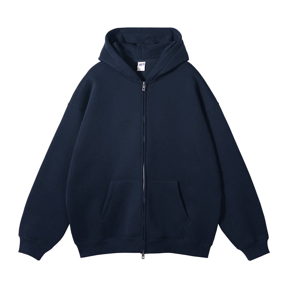 Loose Hooded Sweater Fleece-lined Thickened - PricesRgreat