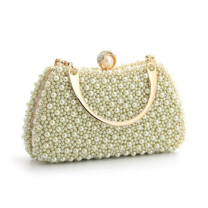 pearl handheld shoulder bag