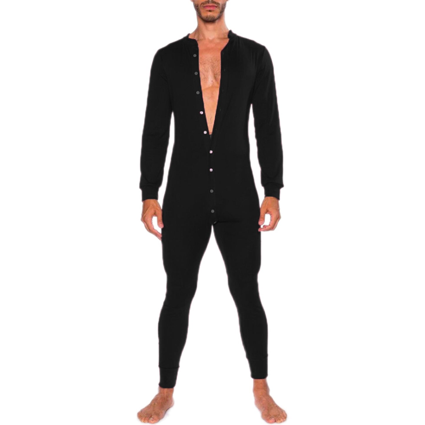 Men's one-piece long johns