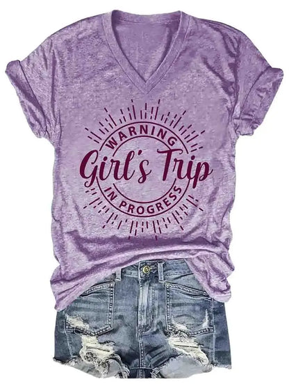 Women's Trip V-Neck Tee - PricesRgreat