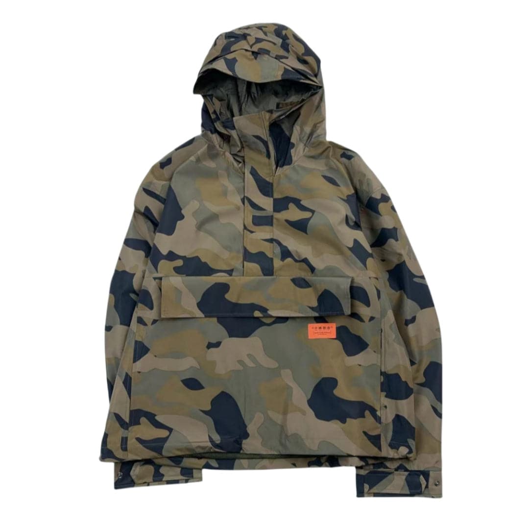 Camouflage hooded pullover casual jacket