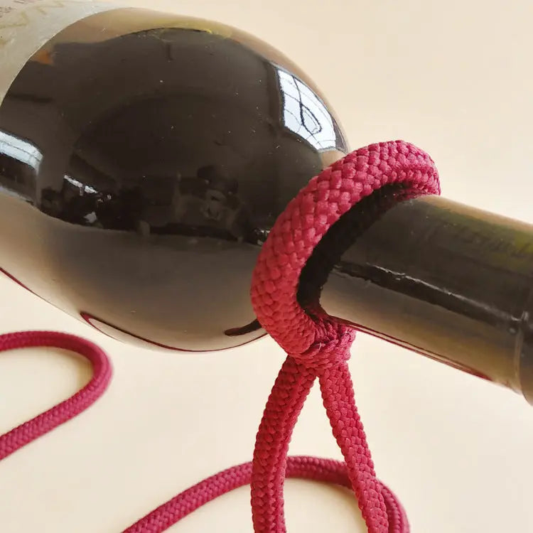 Suspended Rope Wine Bottle - PricesRgreat