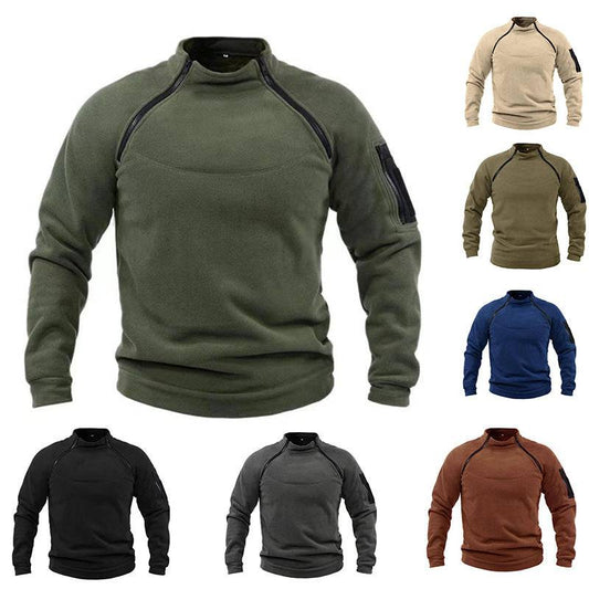 Men's sweater solid color loose fit