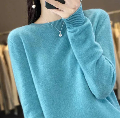 Luxe knit cashmere sweater