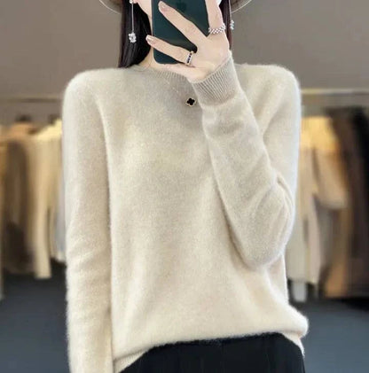 Luxe knit cashmere sweater