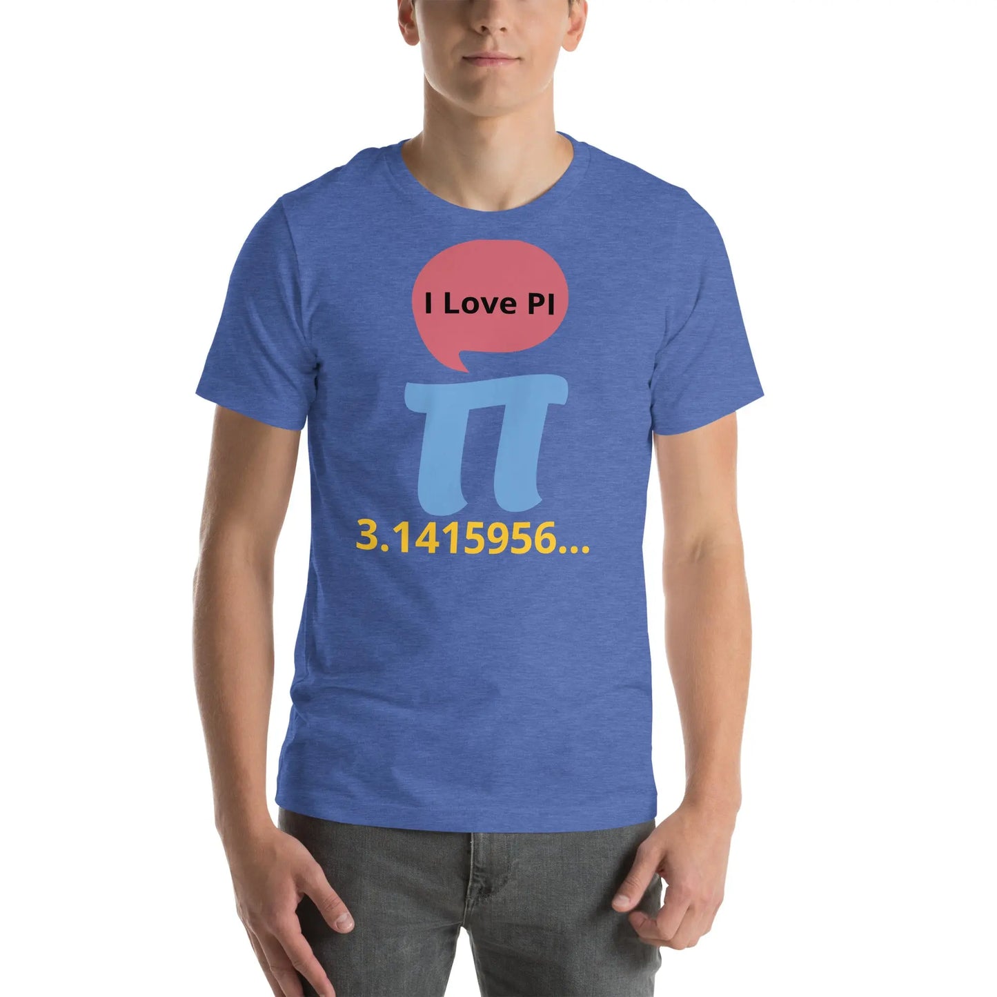 We love PI! Unisex t-shirt - Image #1