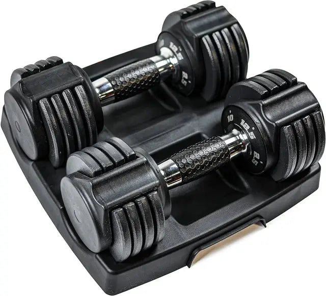 Dumbbell with Rotating Handle for Weight Lifting and Fitness - Image #2