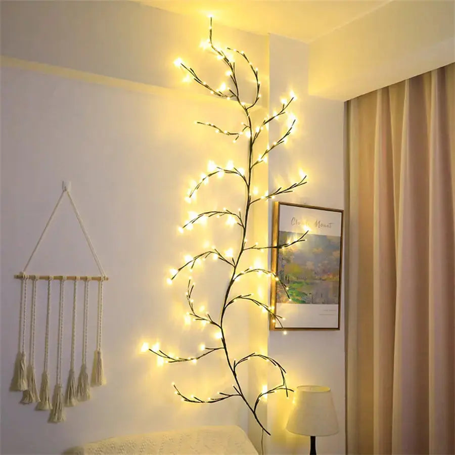 Willow Vine Branch Light Wall Decor - PricesRgreat