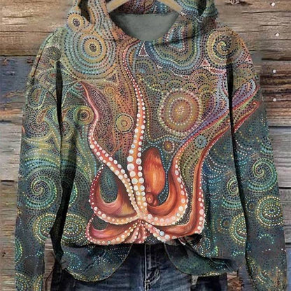 Women's Hoodie with 3D Animal