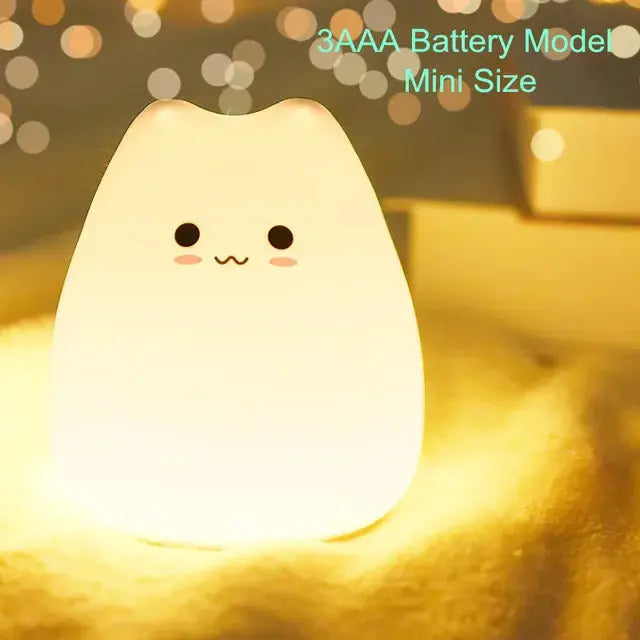 Kawaii Popular Cat Baby Mini Night Light - PricesRgreat