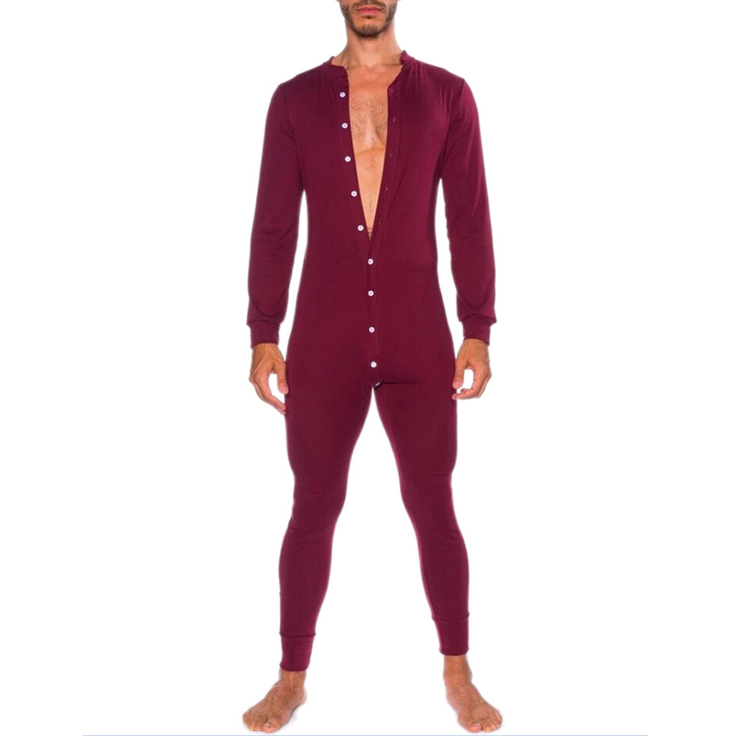 Men's one-piece long johns