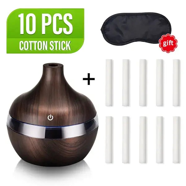 LED Wood Grain Humidifier - PricesRgreat