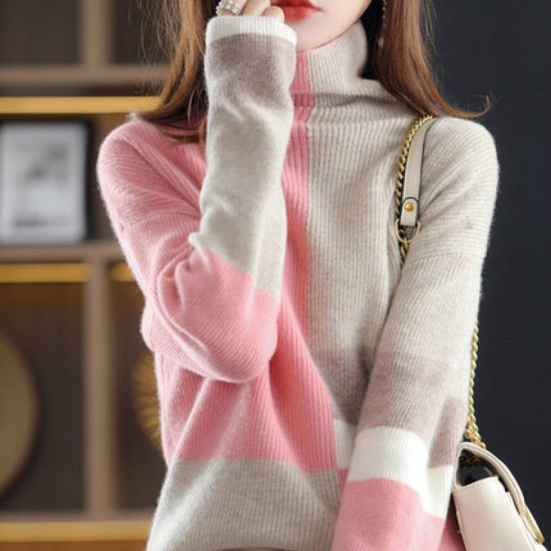 Knitted turtleneck sweater - PricesRgreat