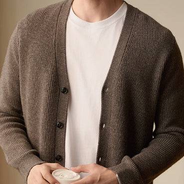 cardigan knitted coat V-neck