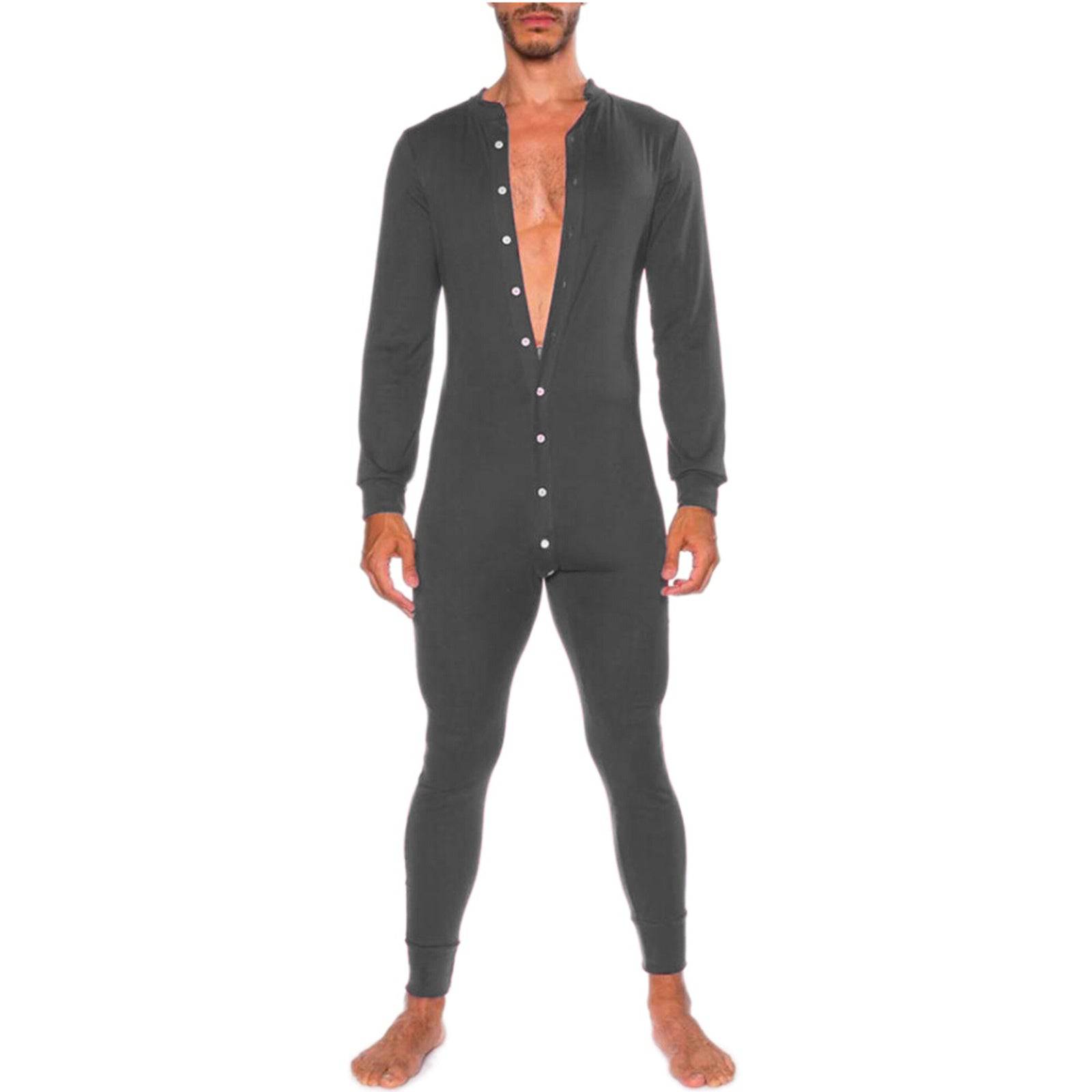 Men's one-piece long johns