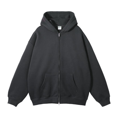 Loose Hooded Sweater Fleece-lined Thickened - PricesRgreat