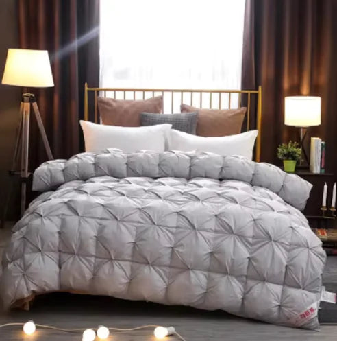 Goose Down quilted cotton comforter - PricesRgreat