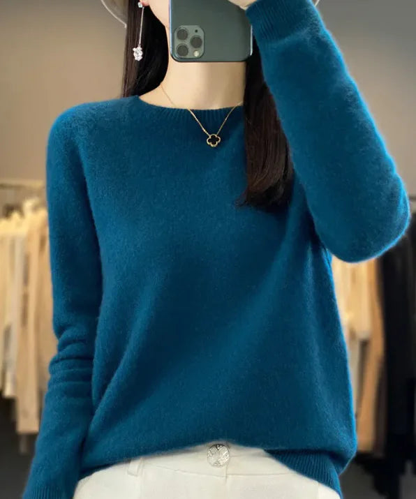 Luxe knit cashmere sweater