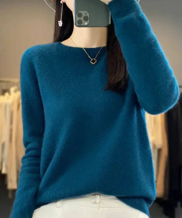 Luxe knit cashmere sweater